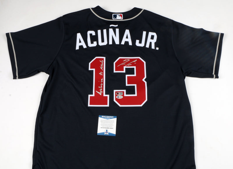 Ronald Acuna Jr. Signed Atlanta Braves Jersey (Blue) – More Than