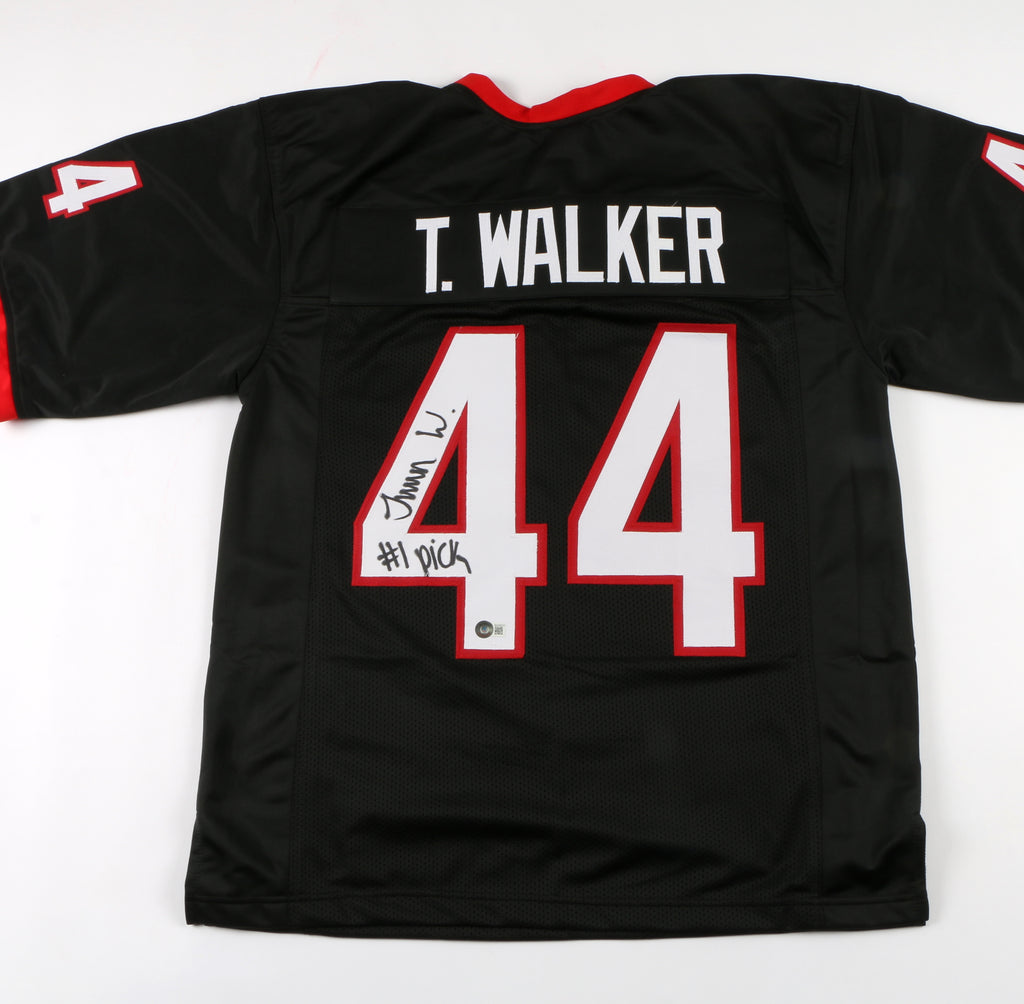 Travon Walker Signed Jersey Custom Black Georgia Bulldogs