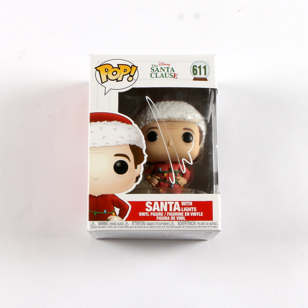 Tim Allen Signed Funko Pop 611 The Santa Claus With Lights