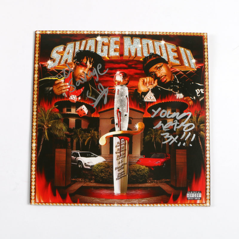 21 Savage Metro Boomin Signed Savage Mode 2 Vinyl Beckett COA – More Than  Sports