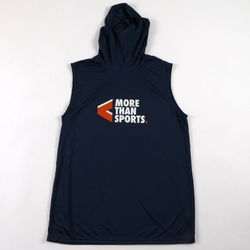 More Than Sports Cut off Hoodie XL