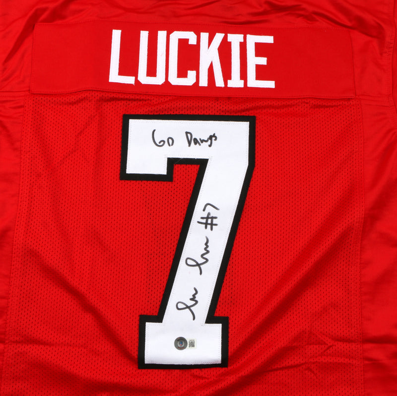 Lawson Luckie Signed Jersey Georgia Bulldogs Beckett