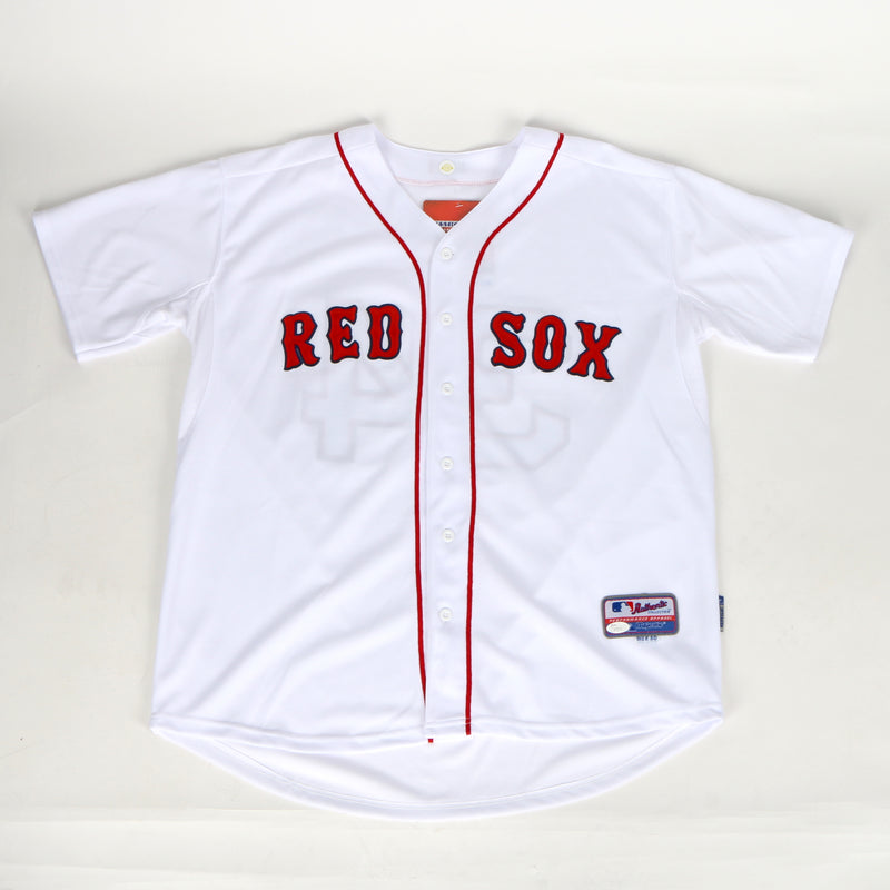 David Ortiz White & Gold Boston Red Sox Baseball Jersey