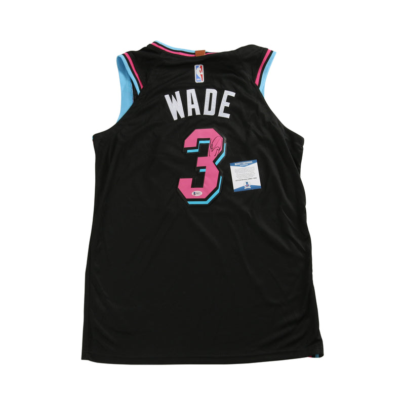 Dwyane Wade Miami Heat Fanatics Authentic Autographed Black