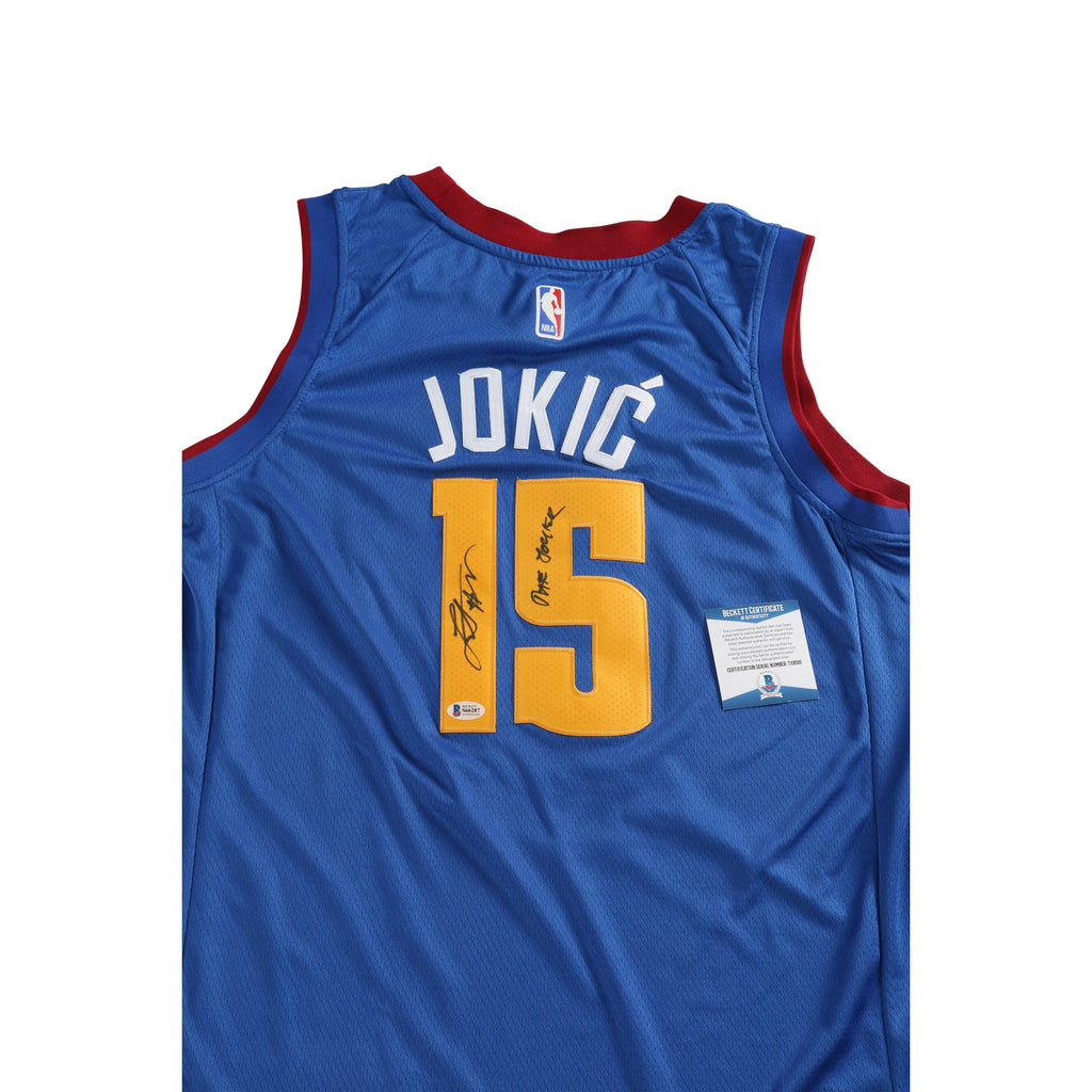 Nikola Jokic Signed Denver Nuggets City Edition Jersey The Joker Ins –  More Than Sports