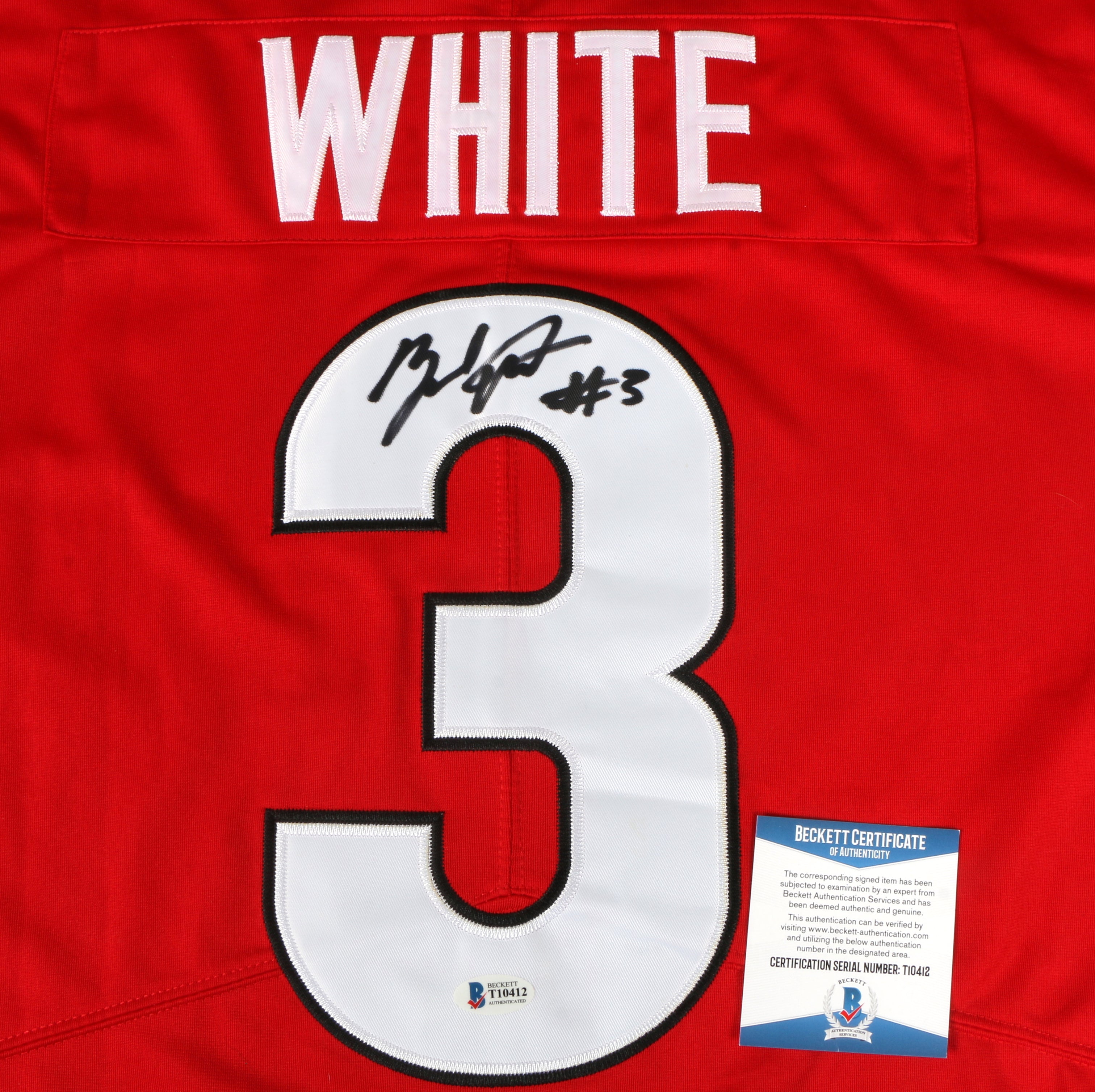 Zamir White Rookie outlet Autographed Jersey!!! (Beckett)